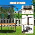 thumbnail image 4 of LIZEVINC 14FT Trampoline Outdoor for Kids Adult, with Basketball Hoop,Orange, 4 of 7