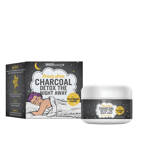 SMACK! Beauty Sleep Charcoal Detoxifying Face Cream 2oz / 60ml