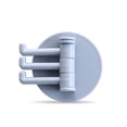 thumbnail image 1 of Gancho para puerta de cocina Colgador autoadhesivo Herramientas montadas en la pared Soporte para el hogar ajustable sin perforaciones Accesorios para llave de ropa Gris y 10 piezas Inevent HA009845-05, 1 of 7