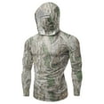thumbnail image 4 of Face Mask for Sun Protection, Unisex Summer Camo Hooded Ice Silk Top with Built-in Face Mask, 4 of 9