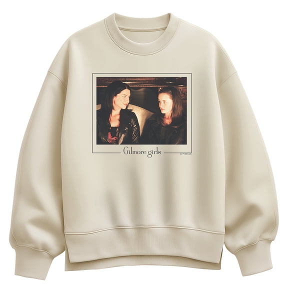Gilmore Girls - Lorilei And Rory  - Ladies Oversized Fleece Crew Sweatshirt
