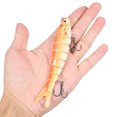 thumbnail image 4 of Cebos TARUOR 140mm Multi articulado Swimbait realista 8 segmentos pesca Swimbait Minnow señuelos art Taruor Cebos, 4 of 7