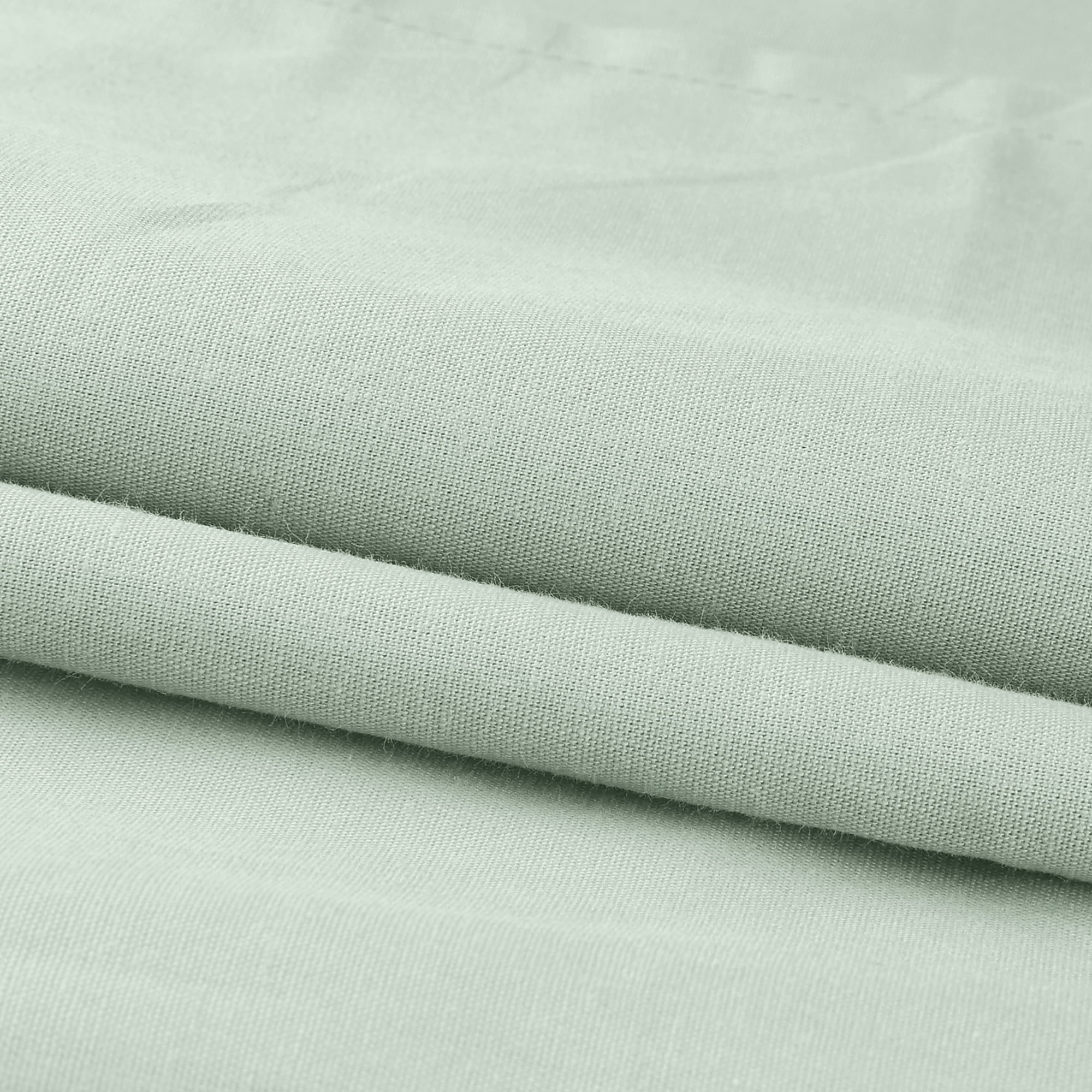 Unique Bargains Envelope Closure Cotton Durable Easy Care Pillowcases (2 Count) Green Queen