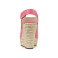 thumbnail image 2 of BLISSFUL STEP Women's Espadrilles Platform Heel Wedges Sandals Watermelon Red 9, 2 of 8