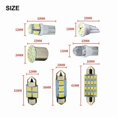 thumbnail image 2 of 14 Assorted LED Car Interior Inside Light Dome Trunk Map License Plate Lamp Bulb, 2 of 5