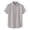 Grey, variant on Male Casual Solid Shirt Short Sleeve Stand Collar Shirt Blouse Tops Blank Tee Shirts Mens Mens Graphic T Shirts