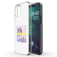 thumbnail image 1 of TalkingCase Slim Phone Case Compatible for Apple iPhone 12, 12 Pro, Vaporwave Unicorn Print, Lightweight,Flexible,Soft, USA, 1 of 7