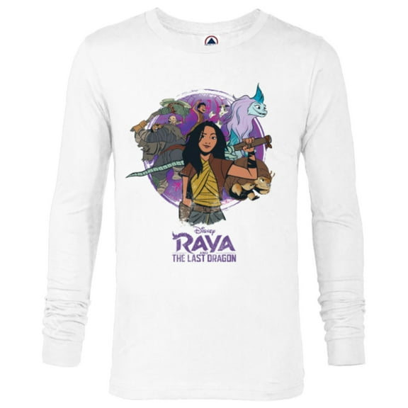 Disney Raya and the Last Dragon Raya and Crew - Long Sleeve T-Shirt for Men - Customized-White