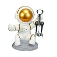 thumbnail image 2 of Sunjoy Tech Wine Glass Rack Nordic Style Handmade Table Decoration Resin Cartoon Astronaut Figurine Wine Bottle Holder for Home Countertop, 2 of 7