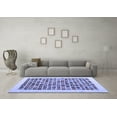 thumbnail image 3 of Ahgly Company Indoor Rectangle Abstract Blue Contemporary Area Rugs, 8' x 12', 3 of 4