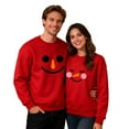 thumbnail image 3 of Christmas Couples Sweatshirts Merry Christmas Printing Long Sleeve Shirts Crewneck Pullover Winter Fleece Sweaters Xmas Funny Holiday Sweatshirts Gifts(Men), 3 of 6