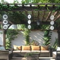 thumbnail image 6 of Dserhfy 3D Round Wind Spinner Bird Scare Decoration Outdoor Garden Yard Farm Hanging Reflective Metal Wind Chime Bird Deterrent Device Ornament, 6 of 7