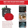 thumbnail image 4 of Air Fryer Silicone Liners for 2 to 3 QT Small Air Fryers, 2 Pack Square Non-Stick Reusable Air Fryer Liners Silicone Pot Basket Bowl Liner Baking Tray Air Fryer Accessories, Better than Paper Liners, 4 of 7