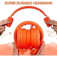 thumbnail image 6 of ONTA Kids Headphones for Boys Girls - Child Student Headset Wired plug Toddler Earphones School Teen on Ear for Computer | Laptop | Plane Travel | Game,orange, 6 of 10