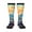 3 Black, variant on Colorful Whimsical Earth for Novelty Casual compression Socks For Women Men Contrast Color Stockings