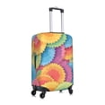 thumbnail image 4 of Multi-Size Suitcase Protective Cover Full Range Double Stitching Invisible Zipper For Travel Business Tie-Dye Pattern Bright Colors (3) X-Large, 4 of 8