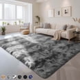 thumbnail image 1 of CozyDesg 8ft x 10ft Area Rugs, Soft Fluffy Area Rugs Floor Mat Floor Rugs for Living Room Bedroom Modern Decor Carpet, Dark Grey, 1 of 7