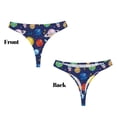 thumbnail image 3 of Fotbe Space Planet Tanga Sin Costuras para Mujer con Estampado – Panties Invisibles, Transpirables y Cómodos para Uso Diario-X-Large, 3 of 6