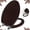 Soft Close Hinge, variant on Elongated Toilet Seat Molded Wood Toilet Seat with Zinc Alloy Hinges, Easy to Install also Easy to Clean, Anti-pinch Wooden Toilet Seat by (Elongated, Brownish Yellow)