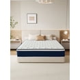 thumbnail image 2 of QOFYU Queen Mattress 12 Inch, Queen Size Spring HybridGel Memory Foam Mattress, Plush Queen Mattresses in a Box, 2 of 11