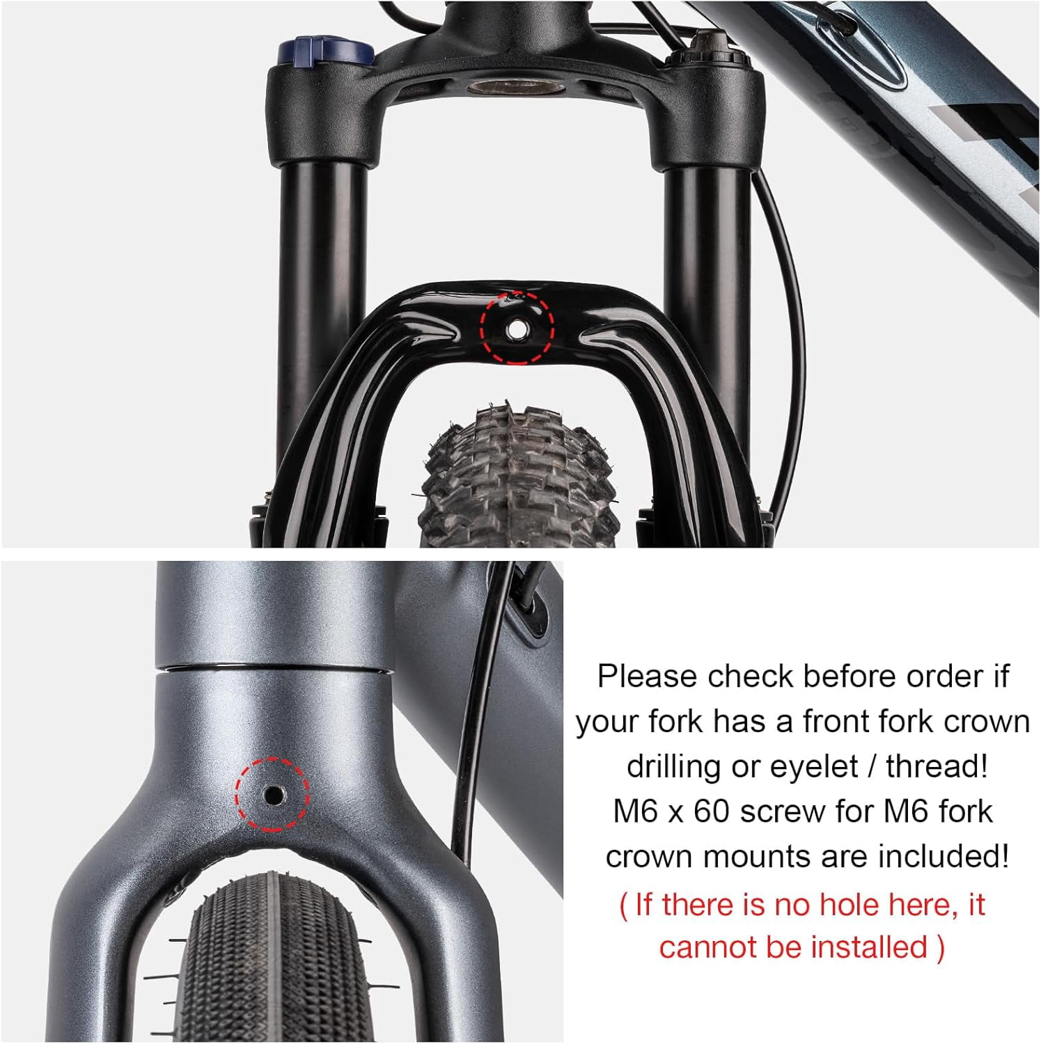 Large Front Bike Basket Rack with Struts -  Aluminum  Basket for 26-29 Inch Bikes, Black