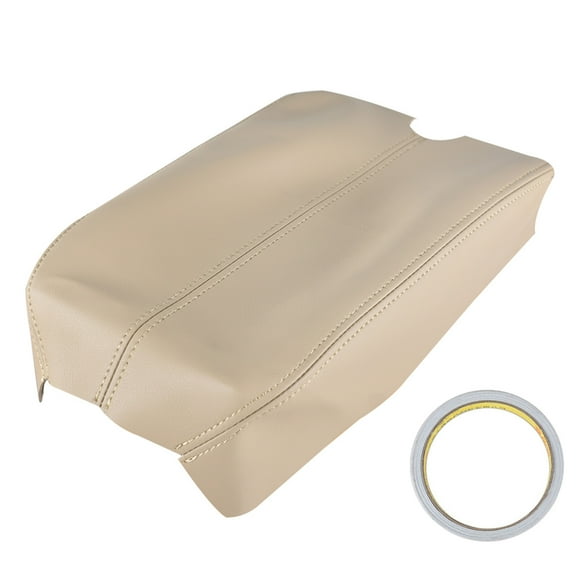 LABLT Car Leather Center Console Armrest Cover Skin Beige Replacement for 2008-2012 Honda Accord