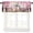 Style-1, variant on Rainbow Valance Curtain Fantasy Cartoon Colourful Clouds Love Window Treatment Valances Curtains for Kids Room Bedroom Living Room 54x18In