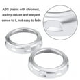 thumbnail image 2 of 2Pcs Car Rear Air Outlet Vent Ring Trim Sticker for Land Rover Discovery 4 LR4 2009-2016, 2 of 5
