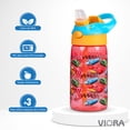 thumbnail image 4 of Magma Life Botella Infantil Duo Splash, Termos con Capacidad de 450 ml (15oz) con Popote y Tapa Antiderrame, Termo Escolar para Niños, Libre de BPA, Apta para Lavavajillas, Ligera y Resistente, 4 of 7