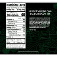 HERDEZ Queso Con Salsa Creamy Dip ShelfStable, Medium, 15 oz Glass Jar