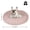 Pink, variant on Katieovy Donut Dog Beds for Medium Dogs,Fluffy Calming Dog Beds with Non-Slip Bottomm,24 x 24 inch Washable Round Dog Cat Beds,Pink