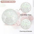 thumbnail image 2 of Uxcell 3-Pack Decorative Ball for Bowls, 2.4 Inch Mosaic Glass Balls Decorative Glass Orbs for Home Decor/Dining Tables [White], 2 of 7