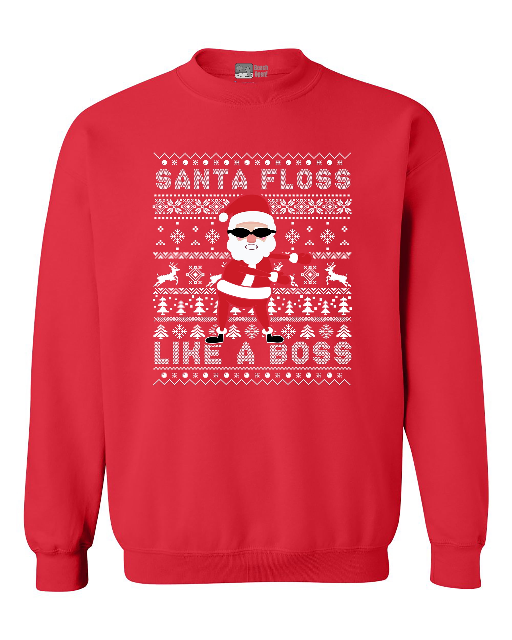 Mens Floss Like A Boss Crewneck Athletic Sweatshirt Cotton Pullover