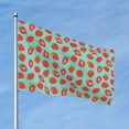 thumbnail image 2 of Picia Hand Drawn Strawberry Printed Flag ,Hand Drawn Strawberry Pattern Garden Flag Vertical Double,Yard Lawn Outdoor Decor 48x72", 2 of 9