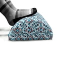 thumbnail image 5 of Geometric Foot Rest, Composition of Rhombuses Triangles Arrow Shapes Abstract, Non-Slip Backing Adjustable Ergonomic Memory Foam Leg Support for Office, Turquoise Dark Blue, by Ambesonne, 5 of 5