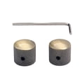 thumbnail image 2 of 2pcs Electric Guitar And Bass Tone And Volume Metal Electronic Control Knobs, 2 of 3