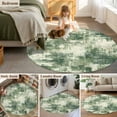 thumbnail image 5 of Round Rug 4Ft Washable Non-Slip, Sage Green Ombre Circle Area Rugs for Living Room Bedroom, Gradient Abstract Art Vintage Indoor Floor Mats Carpet Runner for Home Decor Aesthetic, 5 of 8
