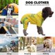 thumbnail image 4 of Abrigo De Invierno Para Perros Vêtement pour chien Chiot Gilet Four-Legged Soft Material (XL ) Jaune, 4 of 5