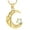 Gold, variant on Moon Ashes Cremation Jewelry Urn Necklace for Ashes Women Cremation Jewelry Urn Necklace Memorial Lockets Jewelry