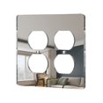 thumbnail image 1 of Placa de Pared Alckerou de Acrílico Espejado para Doble Interruptor, 1 of 6