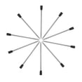thumbnail image 1 of AIYIBEN 2.75'' Ballpoint Pen Refills, Replaceable Refills for Multifunction Pen Stylus Pens and Ballpoint Pens Black Ink (10 Pack Black Refills), 1 of 4