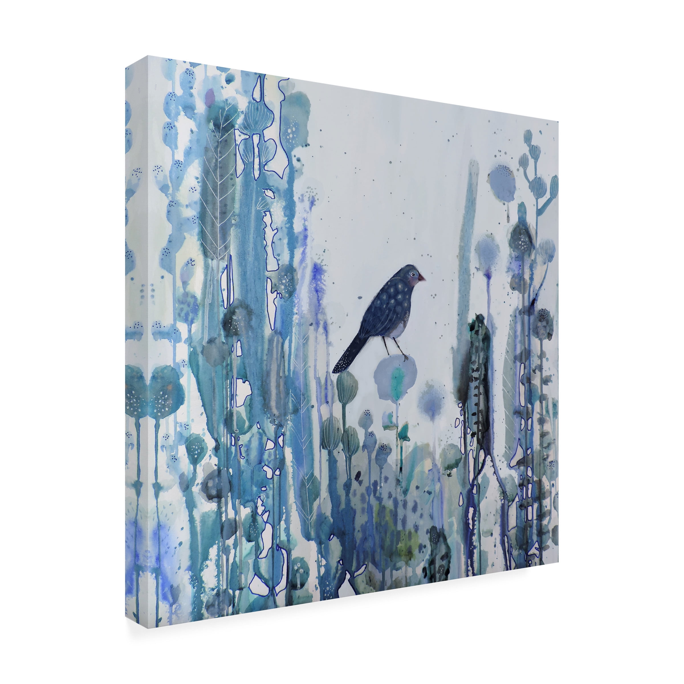 Sylvie Demers 'L heure Bleue' Canvas Art