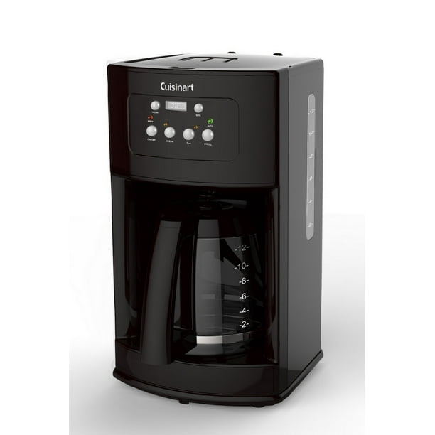 Cuisinart 12Cup Programmable Coffeemaker with Glass Carafe, Black