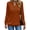 Caramel, variant on V Neck Sweatshirts for Women Casual Long Sleeve Shirts Button Pullover Tops Fashion Fall Outfits