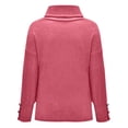 thumbnail image 4 of Turtleneck Pullover Sweaters for Womens Cowl Neck Long Sleeve Winter Chunky Slouchy Loose Fit Oversized Knit Sweaters, 4 of 5