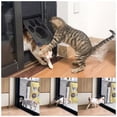 thumbnail image 4 of Puerta de pantalla para mascotas Puerta de gato Puerta de mascota con pantalla deslizante con cerra Tomshoo  Caja de puerta, 4 of 7