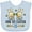 AE-Light Blue, variant on Inktastic 1st Easter Twin Boys Bunny Boys Baby Bib