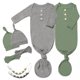 thumbnail image 1 of Set de batitas para bebé Noah Baby 2 piezas con nudo y gorrito, 1 of 8