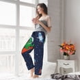 thumbnail image 4 of Uemuo Dinosaur Astronaut Space Surfing Pattern Women's Wide Leg Palazzo Lounge Pants with Pockets Light Weight Loose Comfy Casual Pajama Pants-XX-Large, 4 of 9