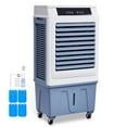 thumbnail image 1 of KFFKFF Evaporative Air Cooler, 3100 CFM with 9 Gallon Water Tank Swamp Cooler, Portable Cooling Fan with Remote Control, 12H Timer, 4 Ice Boxes, Quiet Operation, 1 of 9